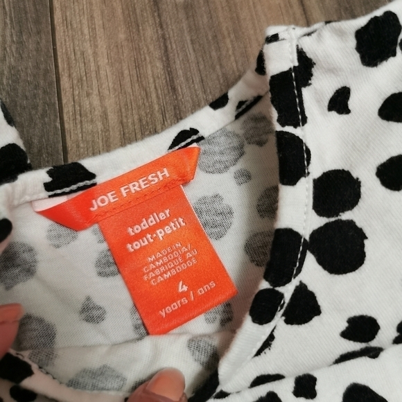 Kids Joe Fresh animal print like longsleeve dress - Picture 7 of 9